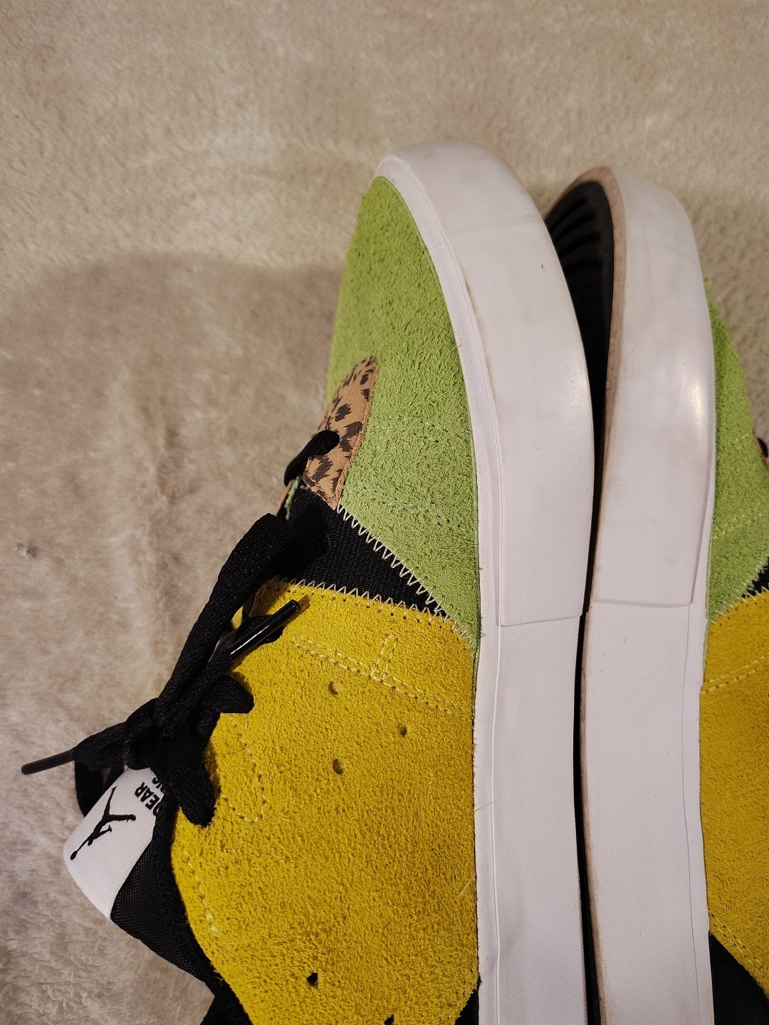 VTG Nike Jordan Mens 9.5 Series .03 Dear 90's Low Top SUEDE DJ0420-700 Key Lime thumbnail 12