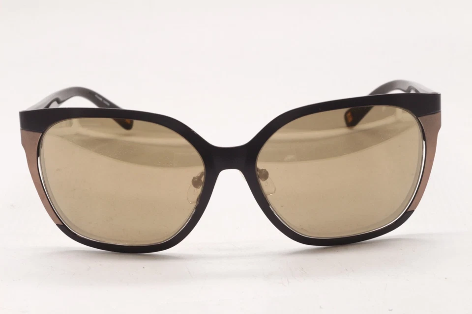 GAFAS DE SOL NINE WEST NW120S 010 MARRÓN GRIS ESPEJADO AUTÉNTICO DISEÑADOR 56-16 Foto 2 de 4