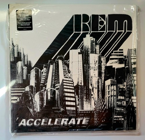REM~Accelerate~Factory Sealed 2LP Gatefold Edition 2008 1st PRESS 180gram +CD ♾️ - Picture 1 of 2