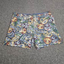 Corona Extra Men s Swim Trunks Shorts Large 42x6.5 Blue Beer Logo Beach