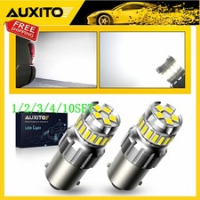 AUXITO 1156 P21W 7506 CANBUS LED Reverse Backup Light Error Free White  2/10x