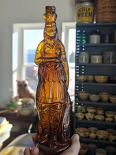 Browns Celebrated Indian Herb Bitters Pat Feb 11 1868 2 Toned Honey Brown Bottle