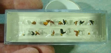 HO Preiser # 14168 ASSORTED CHICKENS : 1/87 scale Farm Animal Figures, Unopened