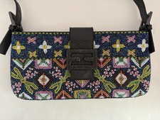 Hand Beaded Purse Glass Beads with Patterned Design