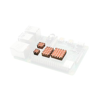 4Pcs Cooler Heat Sink Metal Kit Replacement Part For Raspberry Pi 4 Model B