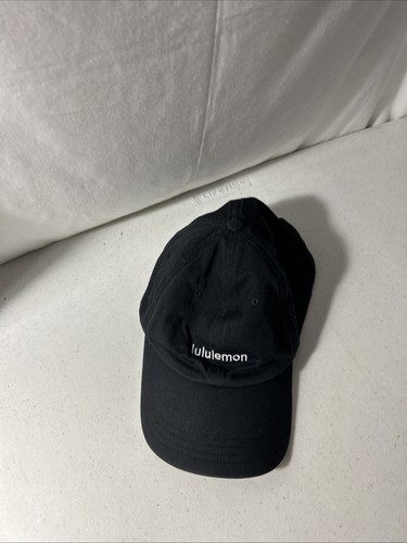 Lululemon Mütze verstellbarer Riemen schwarz Größe L-XL