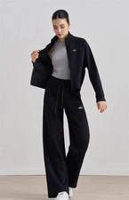 New AIo Yoga Women's High-Rise Straight-Leg Drawstring Gym Pants