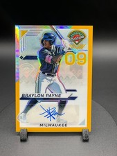 2025 Panini Prospect Edition Holo Ticket Auto Braylon Payne Gold PRIZM 01/10