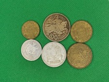 Lot 655  ,  Monaco 1- 100 Francs , 6 M&uuml;nzen, Deo Juvante