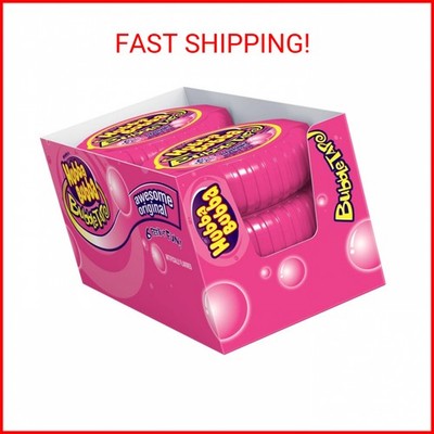 HUBBA BUBBA Bubble Gum Tape - Original Chewing Gum Bulk Pack, 2 oz, Pack of 6