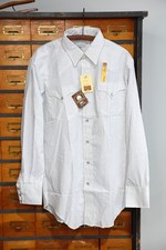 Vintage H Bar C Ranchwear Shirt Mens Large Western Pearl Snap 80s Striped NWT