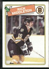 1988-89 Topps Rick Middleton #87 Boston Bruins