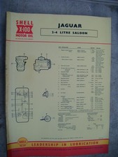 tableau de lubrification jaguar 2.4 berline coque d'origine x100