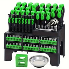 118pcs Magnetic Screwdrivers Set Slotted Phillips Pozidriv Hex Torx Screwdriver