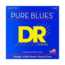 DR Strings PURE BLUES Pure Nickel Electric Guitar Strings - PN's Lab Multi-Packs