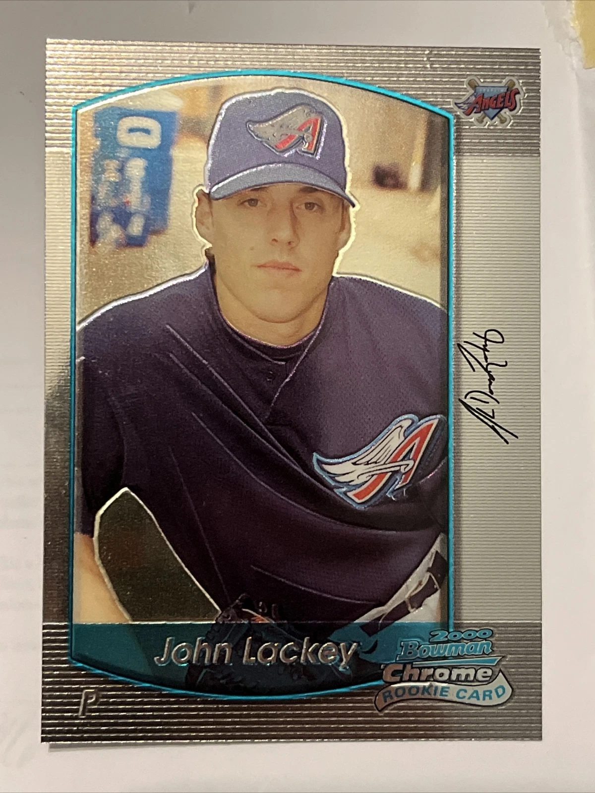 John Lackey trading card