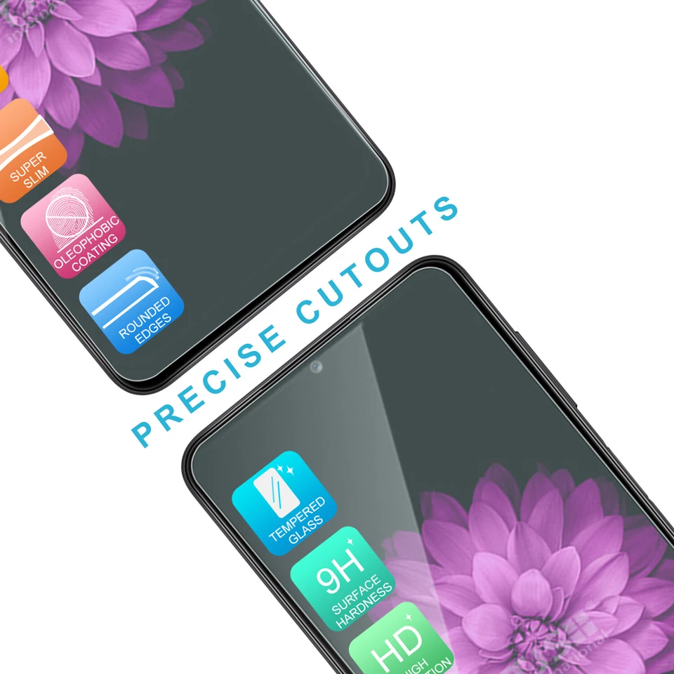 [Paquete de 3] Protector de pantalla de vidrio templado transparente TJS para Samsung Galaxy A12/A32 5G Foto 4 de 4