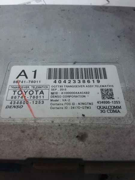 Módulo de control telemático Lexus NX200T 2016 86741-78011 Foto 4 de 4
