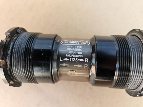 Shimano XTR Cartridge Innenlager 73 mm Schale x 112,5 mm Octalink BB-M950 Japan - Bild 2 von 5