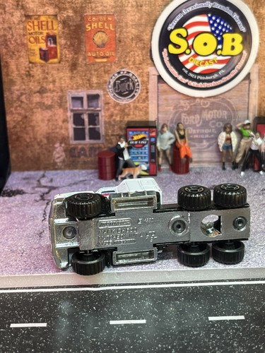 Matchbox 1981 Mack CH600 Semi Truck & Articulated Pepsi Trailer 2 Pcs VG Cond - Picture 7 of 9