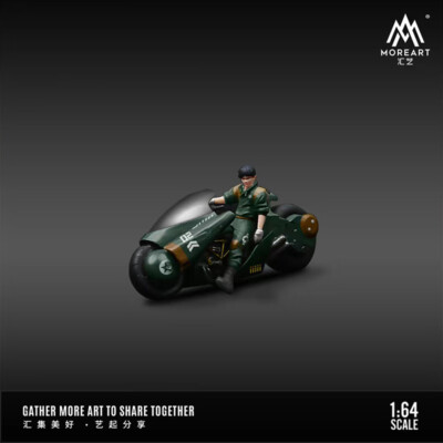 MOREART 1/64 AKIRA バイクフィギュア MoreArt 1:64 Motorcycle Akira Resin Gifts Display Collection