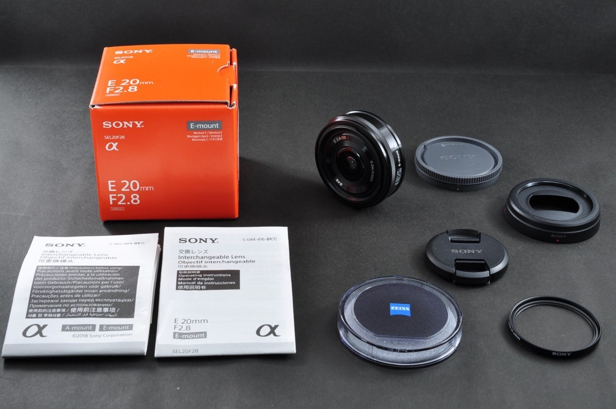 Mint* SONY E 20mm F/2.8 SEL20F28 Wide Angle Prime Fixed Lens Mint* SONY E 20mm F/2.8 SEL20F28 Wide Angle Prime Fixed Lens