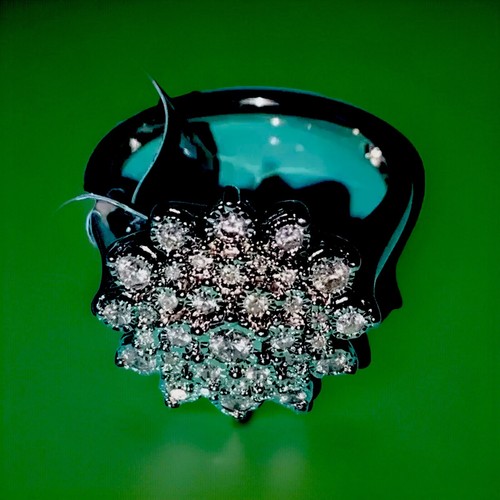 NEW! EFFY DIAMOND & STERLING SILVER BURST RING BY EFFY/ Size 7 /$1,225 - Picture 5 of 9