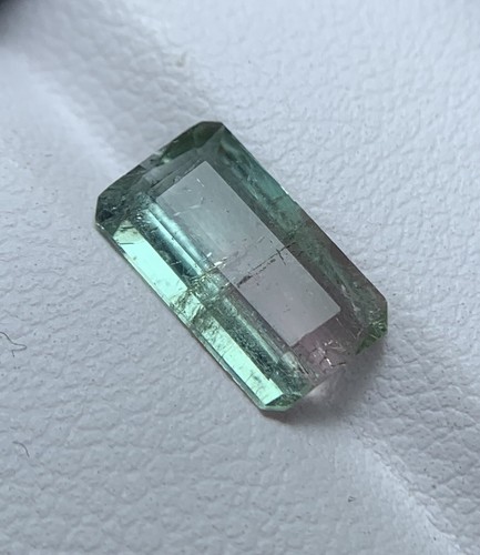1.8Ct Natural Faceted Bi Color Tourmaline , Loose Gemstone From Afghanistan - Picture 11 of 14