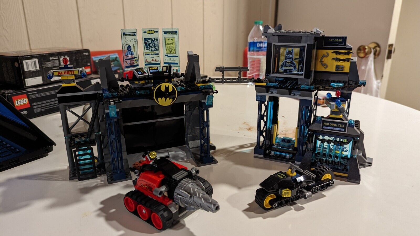 LEGO Batcave (Set 6860) NO FIGS. Missing a few pieces (see description)
