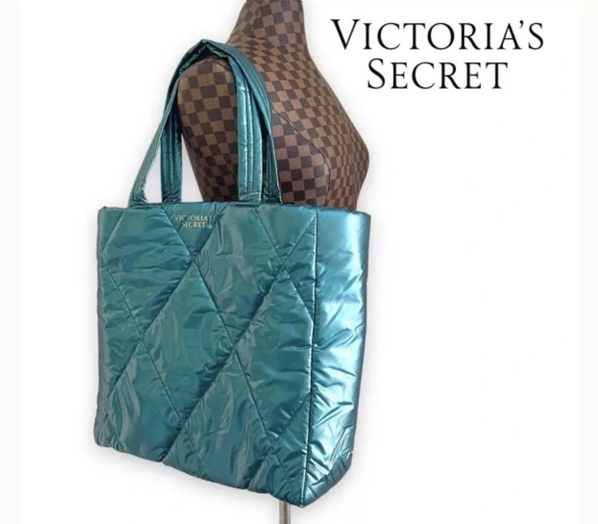 victoria's secret puffer tote