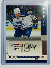  2005-06 Be A Player Signatures #SM Scott Mellanby Auto Blues Thrashers