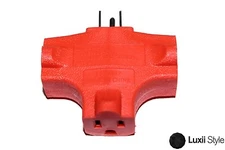 3 Three Way Grounded Adapter Outlet Expander Extender Appliances Charging 