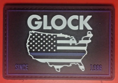 GLOCK SINCE 1986 Blue Line USA Collectible Pistols Firearms SHOT-SHOW Patch NIP