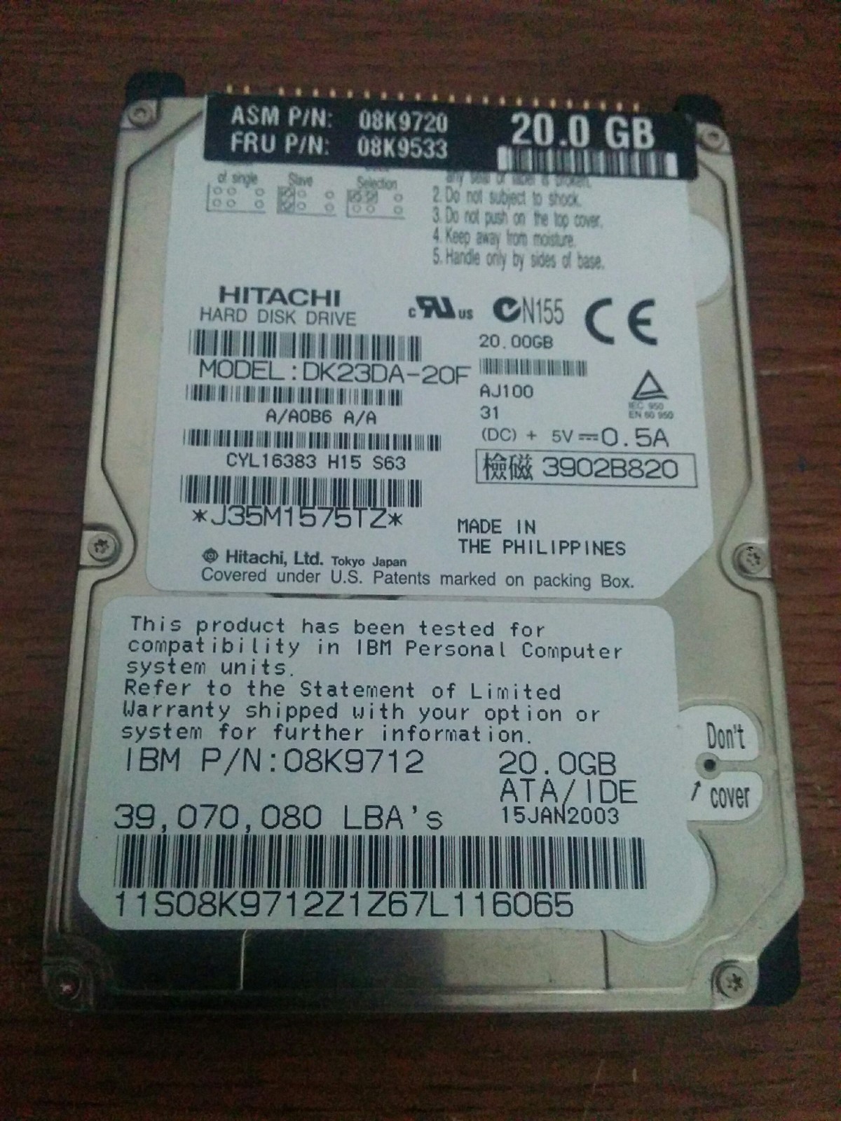 hitachi dk23da-20