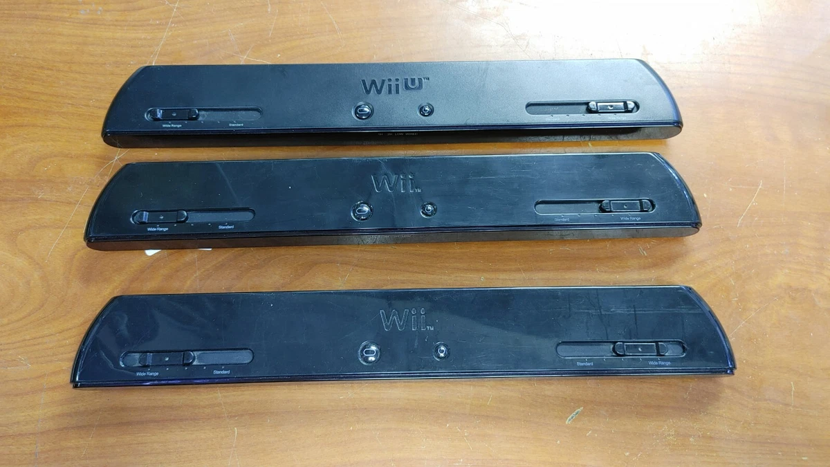 3 Nintendo Wii Wide Range Wireless Ultra Sensor Bar Black Power A
