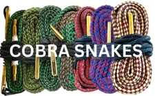 Cobra Barrel Cleaning Snake Gun Cleaning Bore Rope Easy Fast For Rifle & Pistols