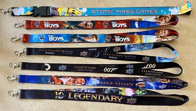 Upper Deck Legendary Big Trouble James Bond X Files The Boys Promo Game Lanyards