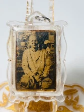 Locket Mae chee boon ruen Nun Puttonoi pim Lek  2494BE Pendant Sacred Amulet