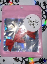 Red Bow Christmas Earrings