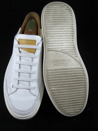 Allen Edmonds "OLIVER" Men's Slip-On Stretch Lace Sneakers 7.5 D White (569N) - Picture 7 of 10