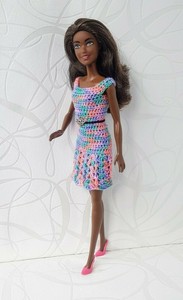vestidos barbie crochet