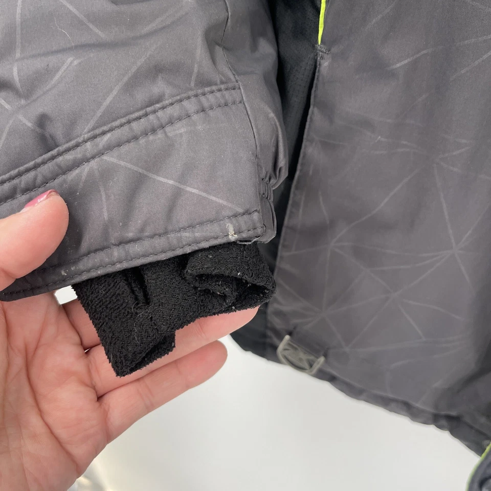 ZeroXPosur Black with Lime Green Trim Winter Coat Boy’s XL 14-16 - Image 4 of 4