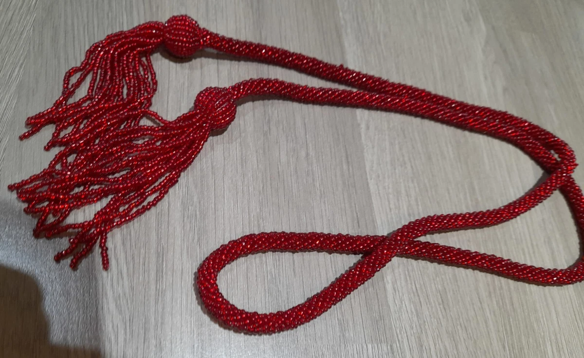 Beaded hotsell snake necklace