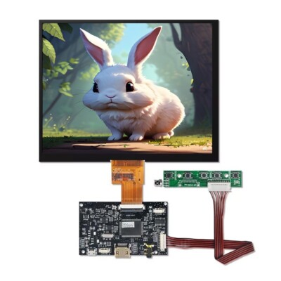 8 inch 1024*768 IPS LCD Screen LVDs HDMI For DIY Notebook PC Laptop Raspberry Pi
