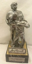 JOE NAMATH MICHAEL RICKER PEWTER THE LEGENDS LIVER SIGNED STATUE 309/765 LOA JSA