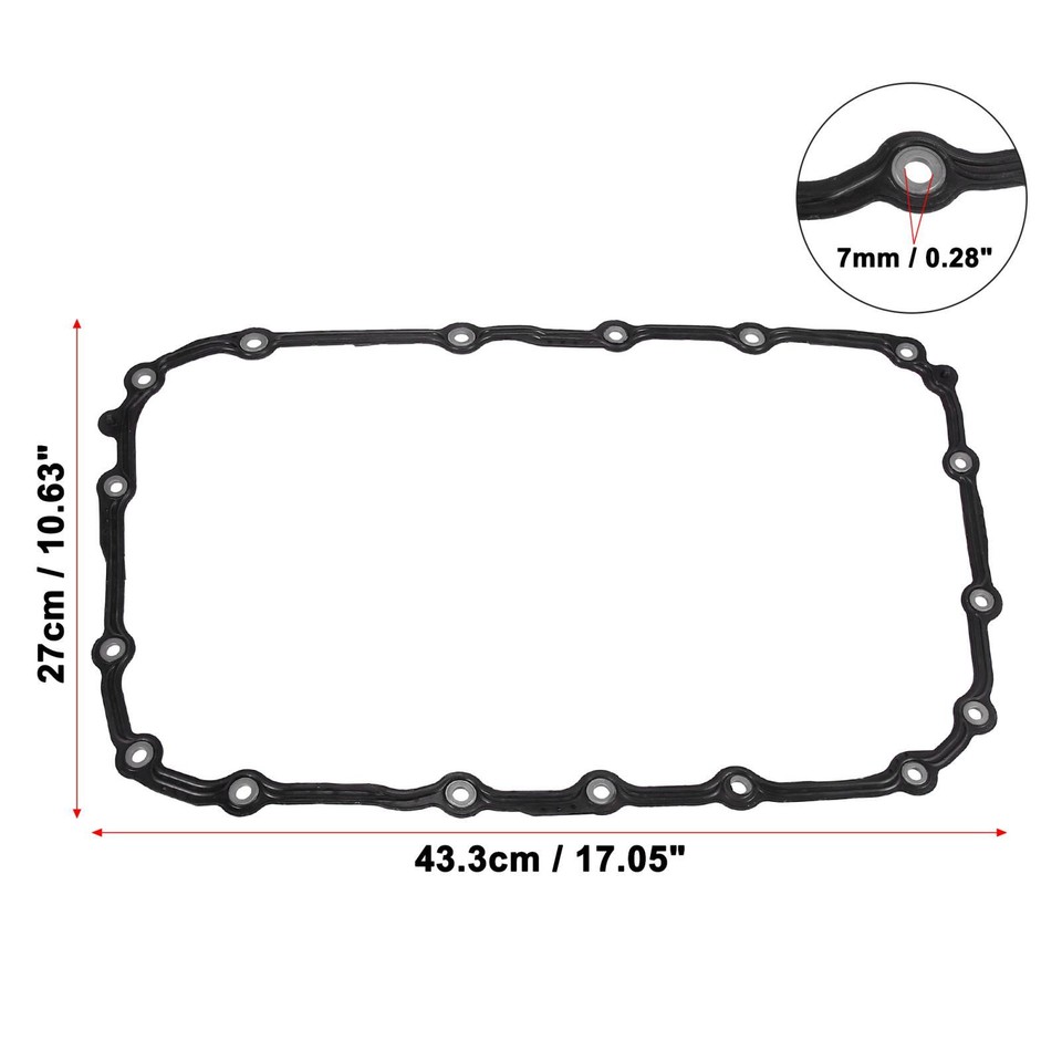 24117572618 Car Transmission Filter Oil Pan Gasket for BMW X3 328i 128i