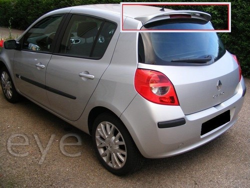 RENAULT CLIO 3 MK3 SPOILER TETTO POSTERIORE - Foto 5 di 5