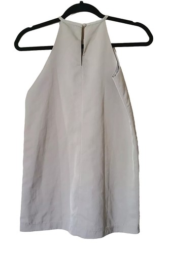 NWT Victoria Beckham for Target Lace Appliqué Halter Dress GIRLS Sz M Sage Mist - Picture 2 of 7