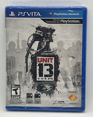Unit 13 Sony PlayStation Vita Game New Sealed PSV Zipper SOE Unit 13 Sony PlayStation Vita Game New Sealed PSV Zipper SOE