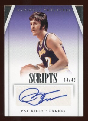 2013-14 National Treasures - PAT RILEY AUTO - Scripts Autograph /49 | eBay